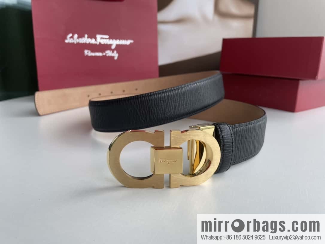 Salvatore Ferragamo (Italy) Men's Belt 3.5cm