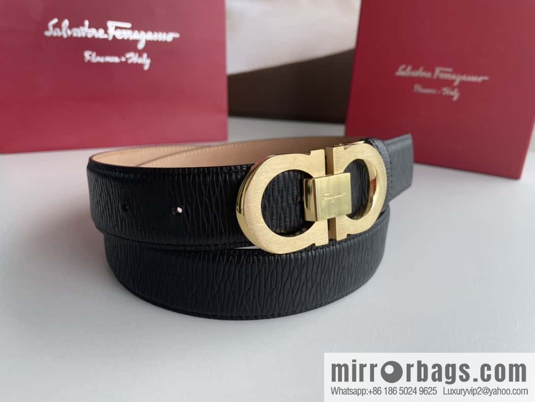 Salvatore Ferragamo (Italy) Men's Belt 3.5cm