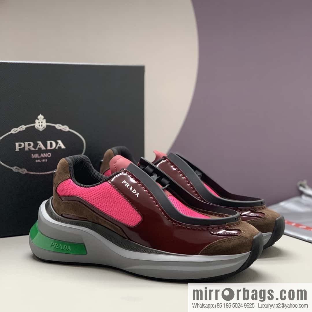 PRADA men's low-top new sports and leisure shoes