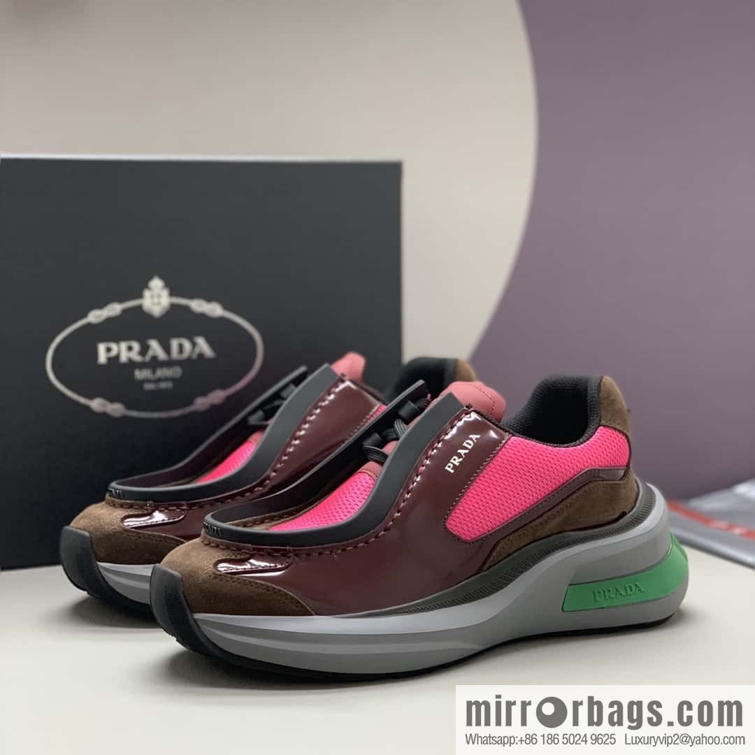 PRADA men's low-top new sports and leisure shoes