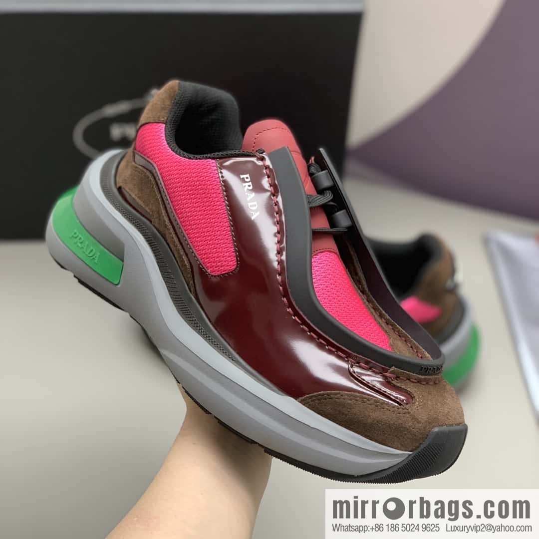 PRADA men's low-top new sports and leisure shoes