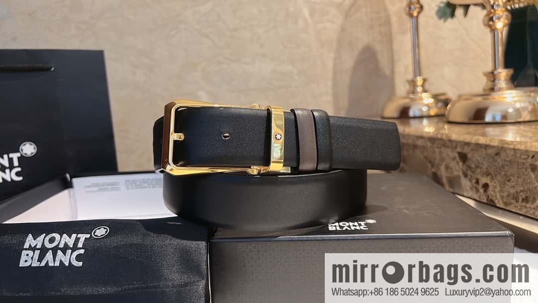 MONTBLANC Montblanc with leather waist belt 3.5cm