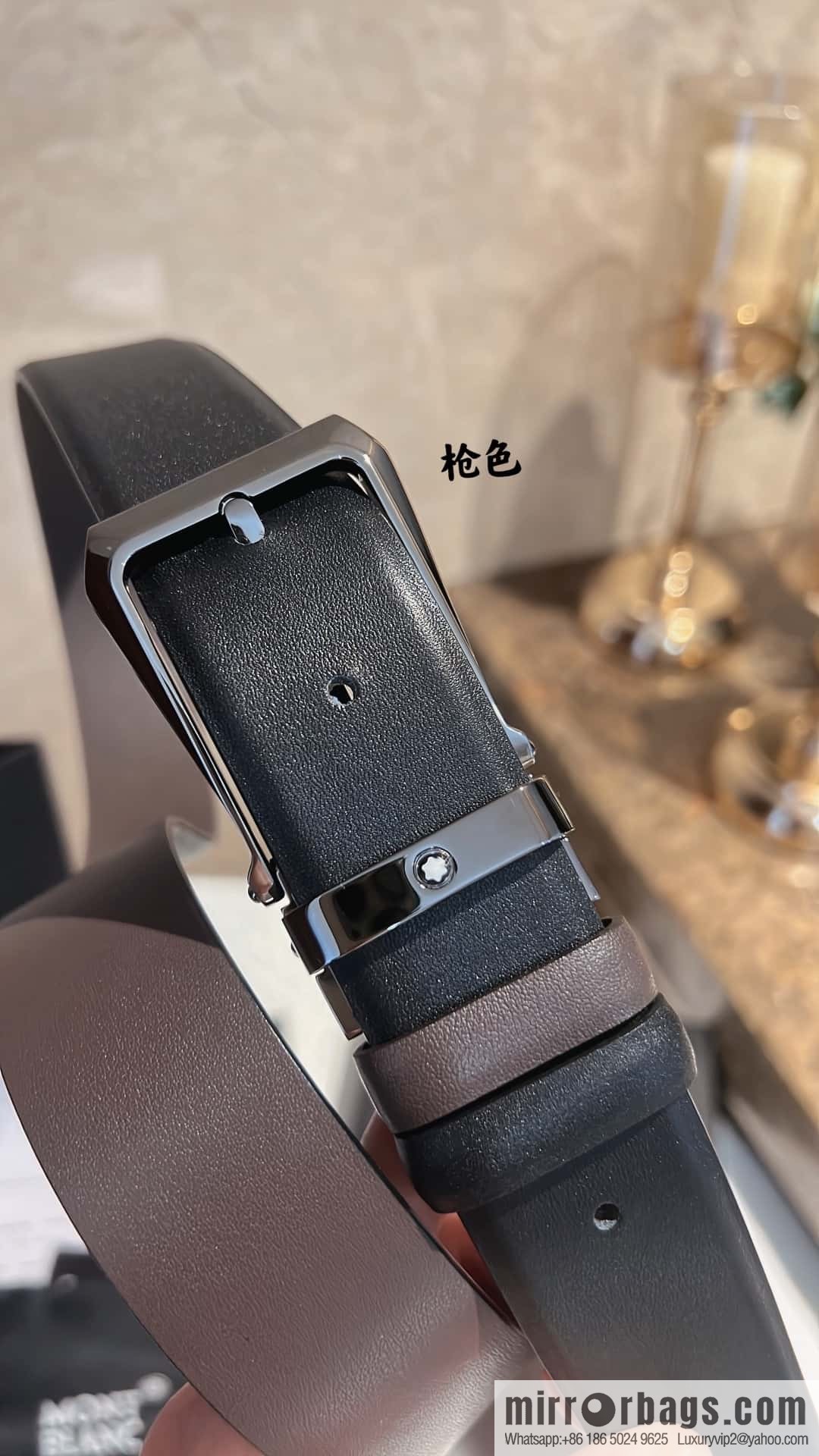 MONTBLANC Montblanc with leather waist belt 3.5cm