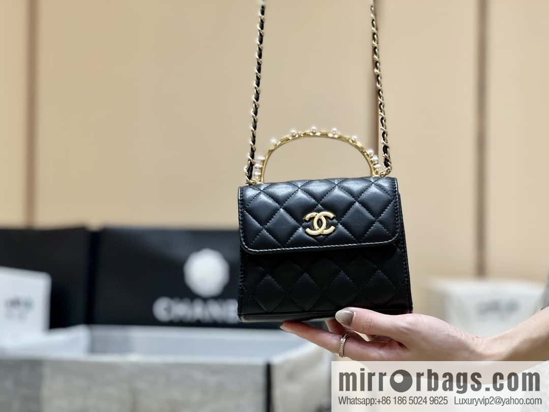 CHANEL 23B autumn and winter trailer series, diamond handle Kelly bag AP3513
