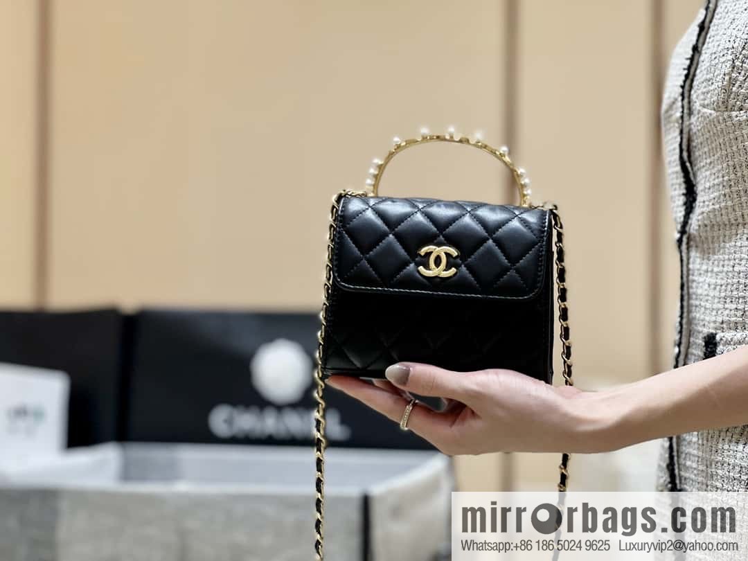 CHANEL 23B autumn and winter trailer series, diamond handle Kelly bag AP3513