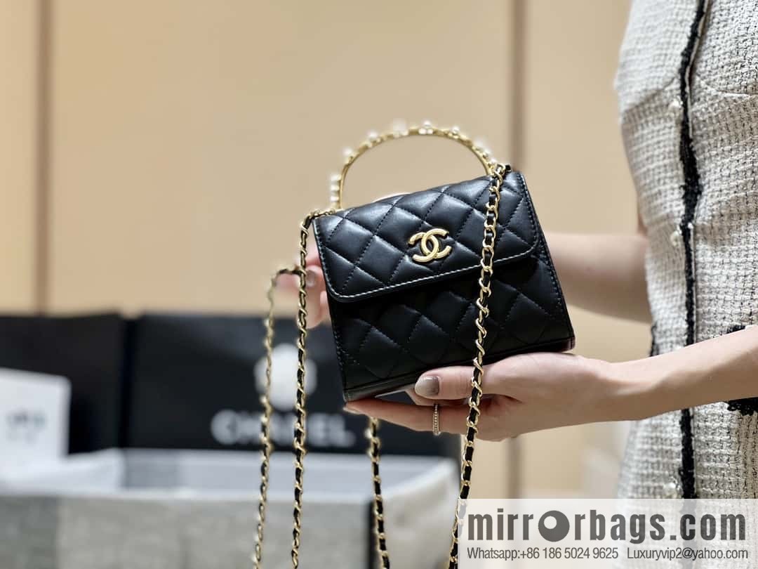 CHANEL 23B autumn and winter trailer series, diamond handle Kelly bag AP3513