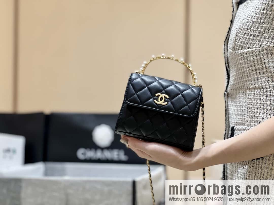 CHANEL 23B autumn and winter trailer series, diamond handle Kelly bag AP3513