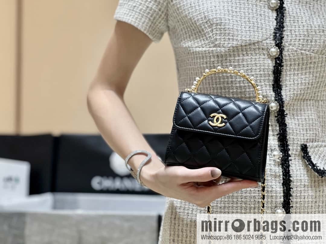 CHANEL 23B autumn and winter trailer series, diamond handle Kelly bag AP3513