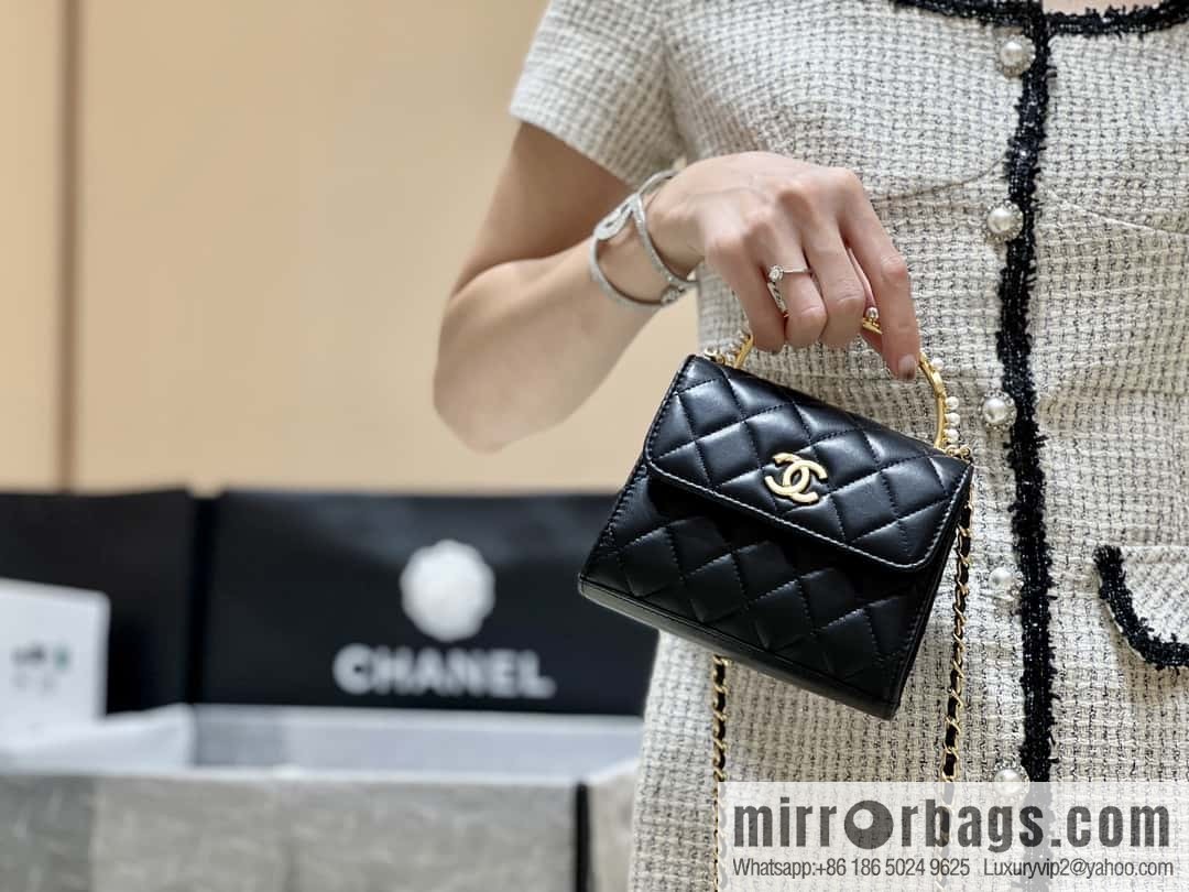 CHANEL 23B autumn and winter trailer series, diamond handle Kelly bag AP3513