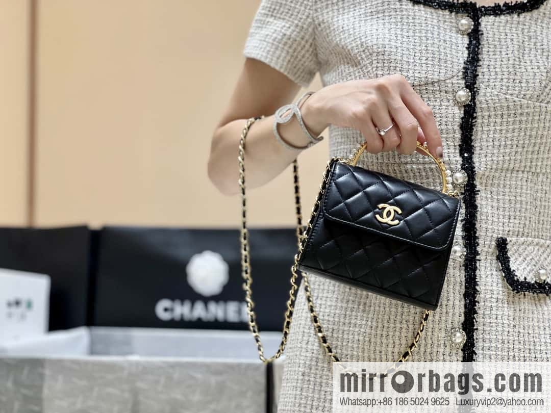 CHANEL 23B autumn and winter trailer series, diamond handle Kelly bag AP3513