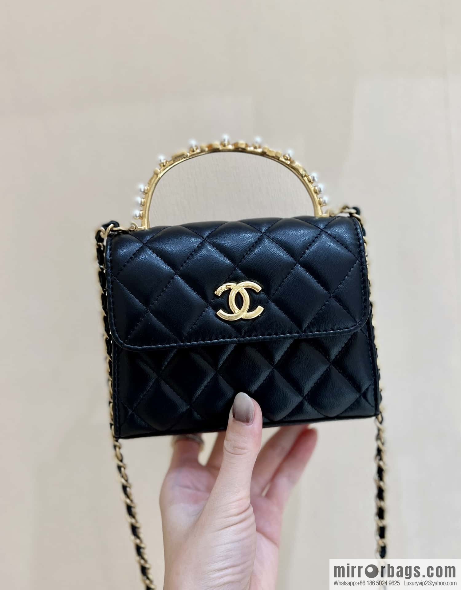 CHANEL 23B autumn and winter trailer series, diamond handle Kelly bag AP3513