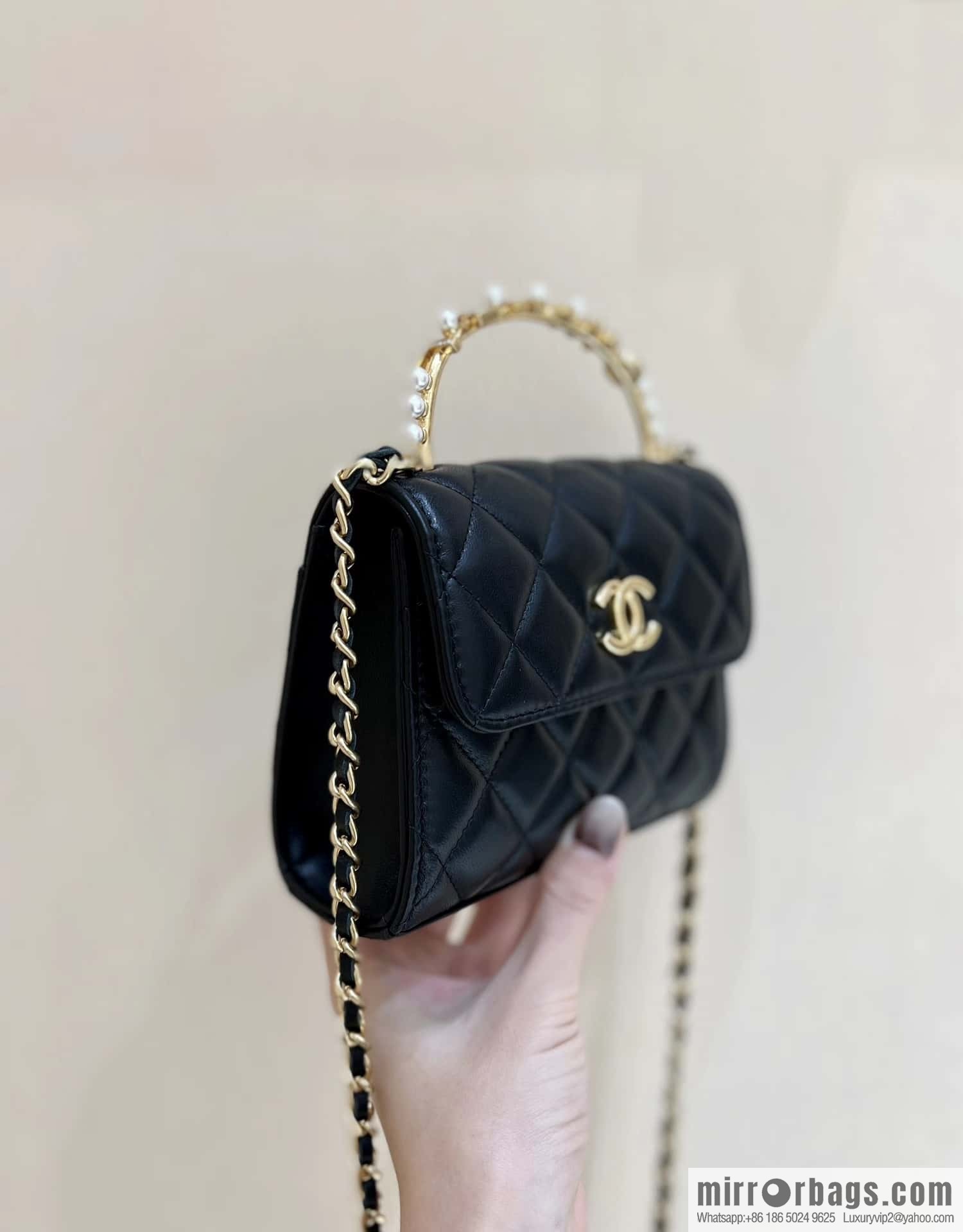 CHANEL 23B autumn and winter trailer series, diamond handle Kelly bag AP3513