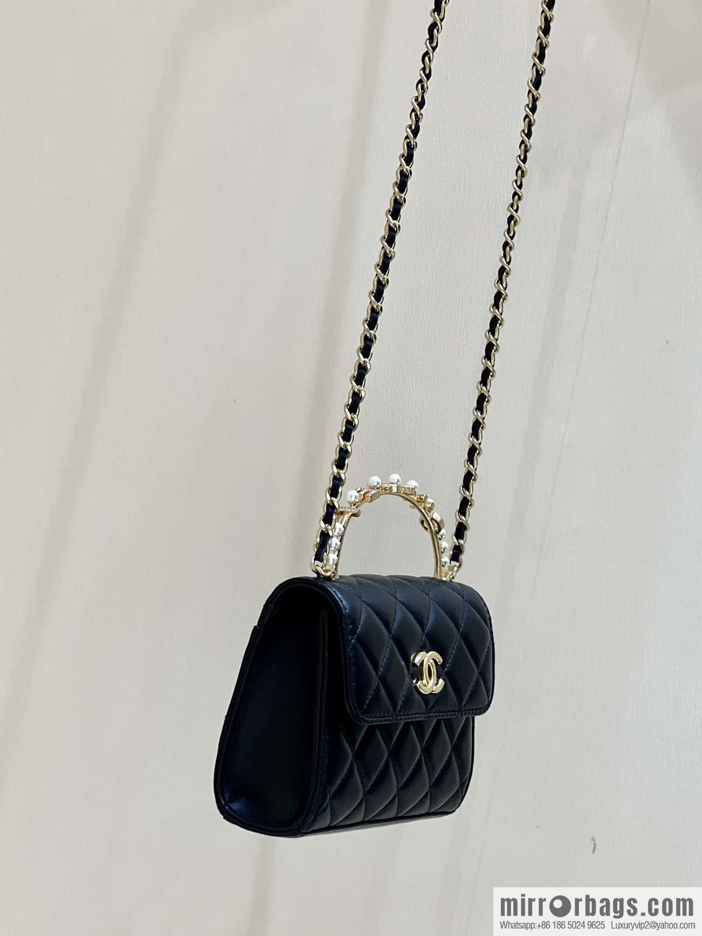 CHANEL 23B autumn and winter trailer series, diamond handle Kelly bag AP3513