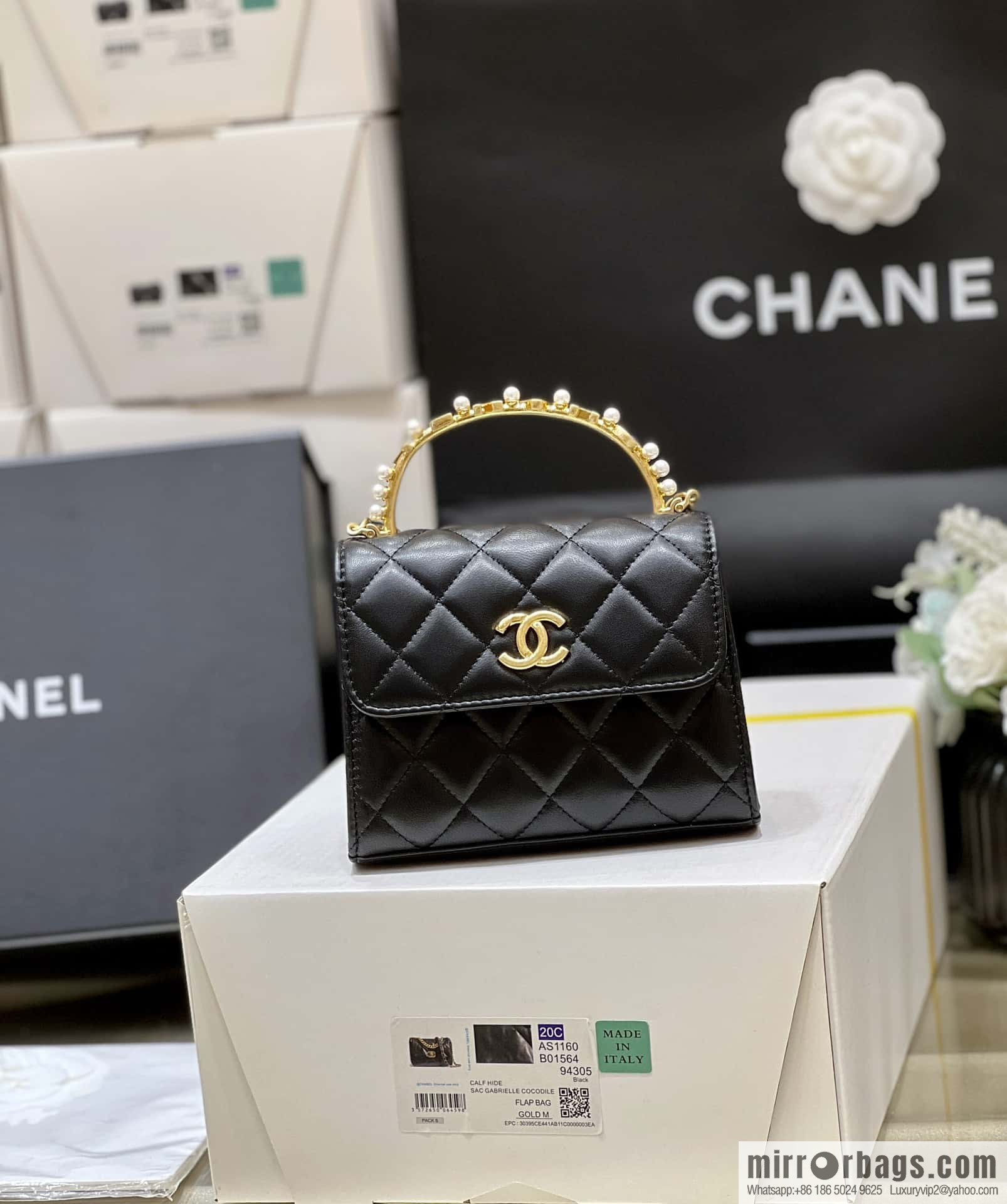 CHANEL 23B autumn and winter trailer series, diamond handle Kelly bag AP3513