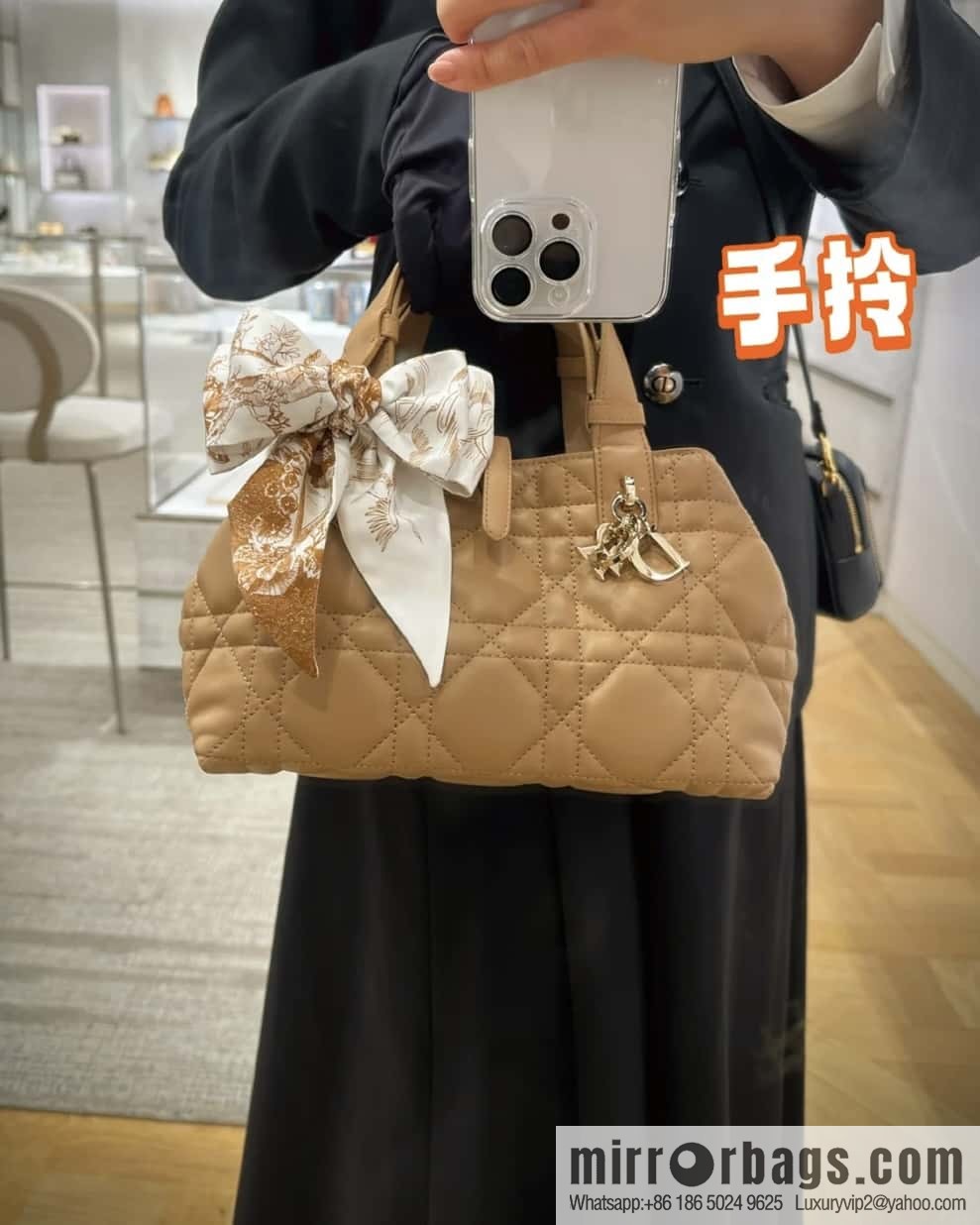 Small DIOR TOUJOURS handbag M2822OSHJ_M53U