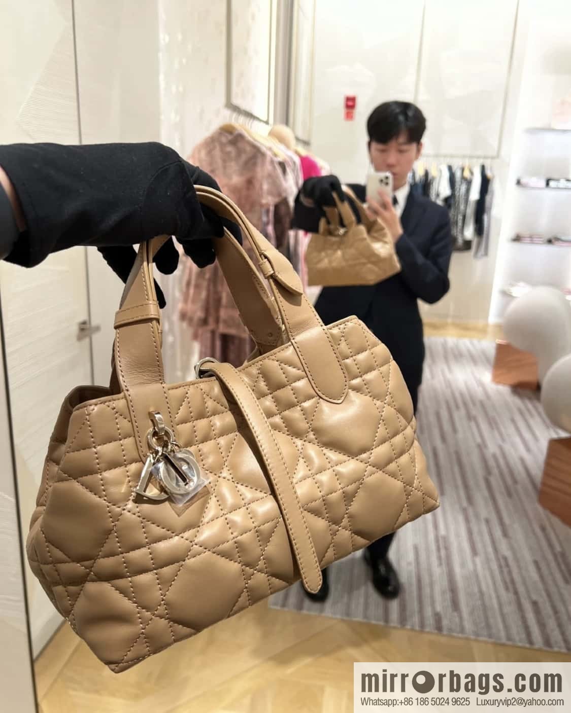 Small DIOR TOUJOURS handbag M2822OSHJ_M53U