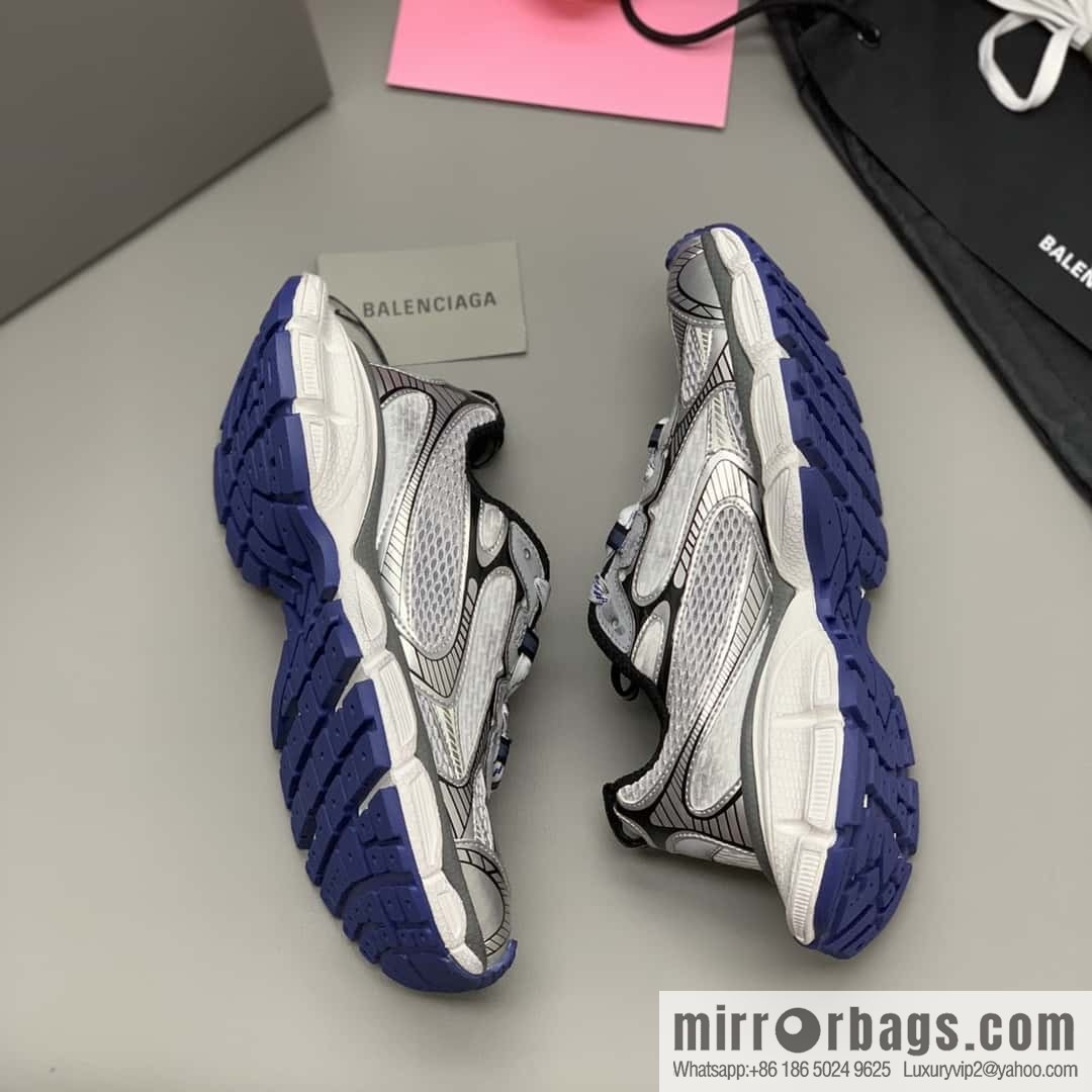 BALENCIAGA Balenciaga, mesh cloth splicing design, platform sneakers for men and women