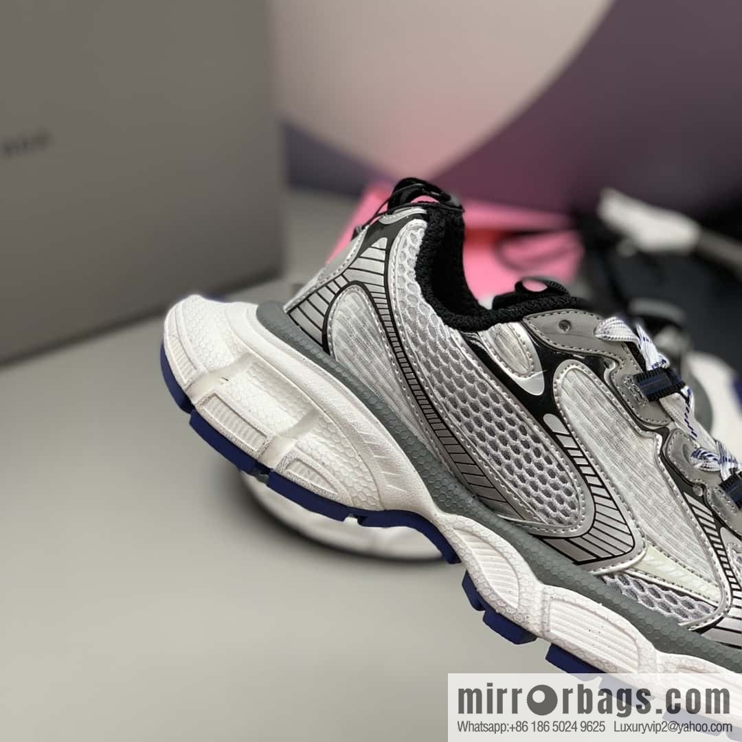 BALENCIAGA Balenciaga, mesh cloth splicing design, platform sneakers for men and women