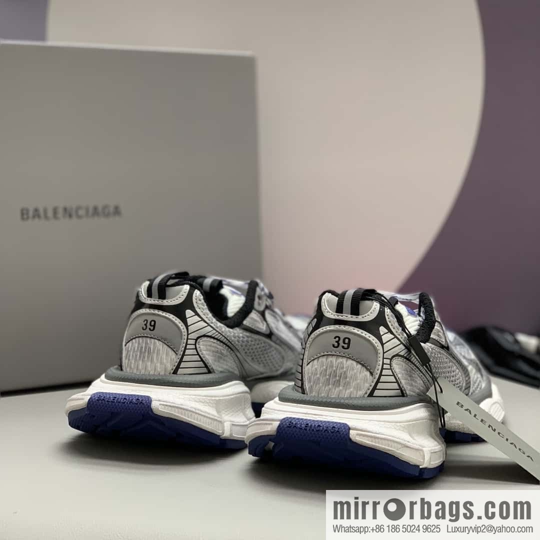 BALENCIAGA Balenciaga, mesh cloth splicing design, platform sneakers for men and women