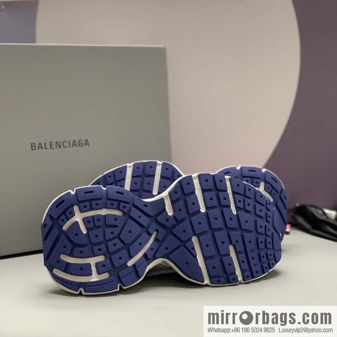 BALENCIAGA Balenciaga, mesh cloth splicing design, platform sneakers for men and women