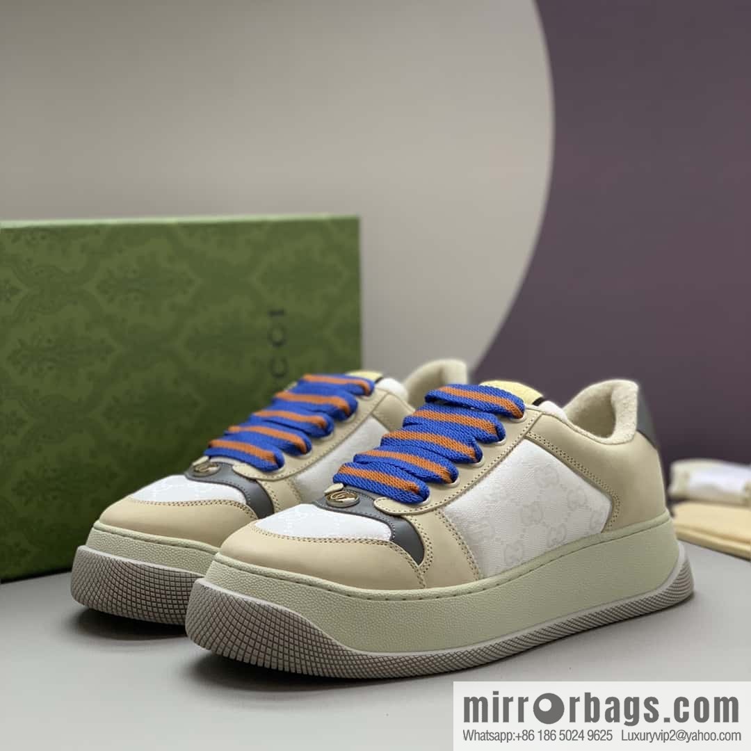 GUCCI couple thick-soled small dirty shoes