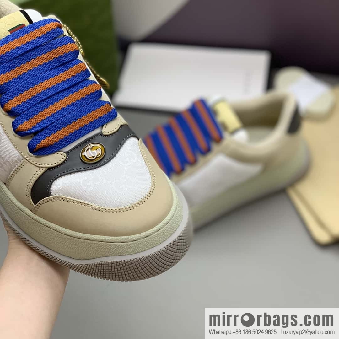 GUCCI couple thick-soled small dirty shoes