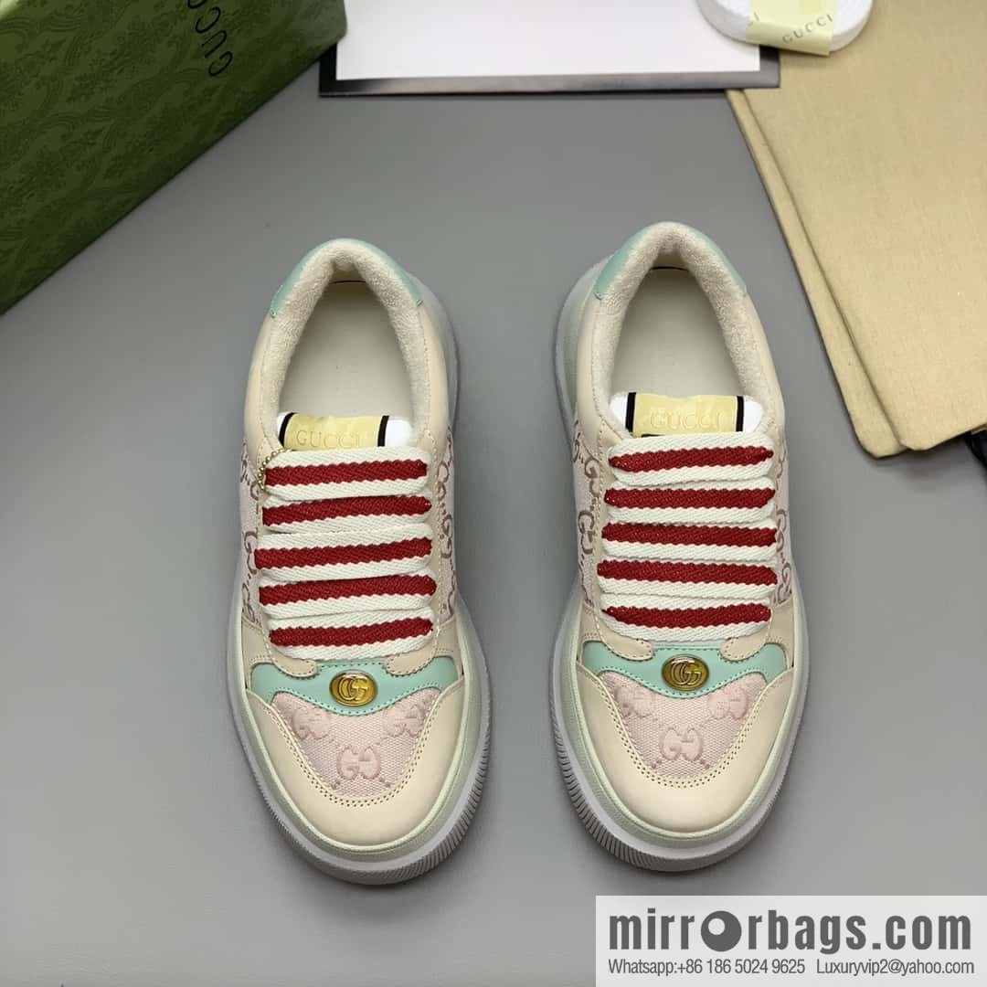 GUCCI women's platform-soled small dirty shoes