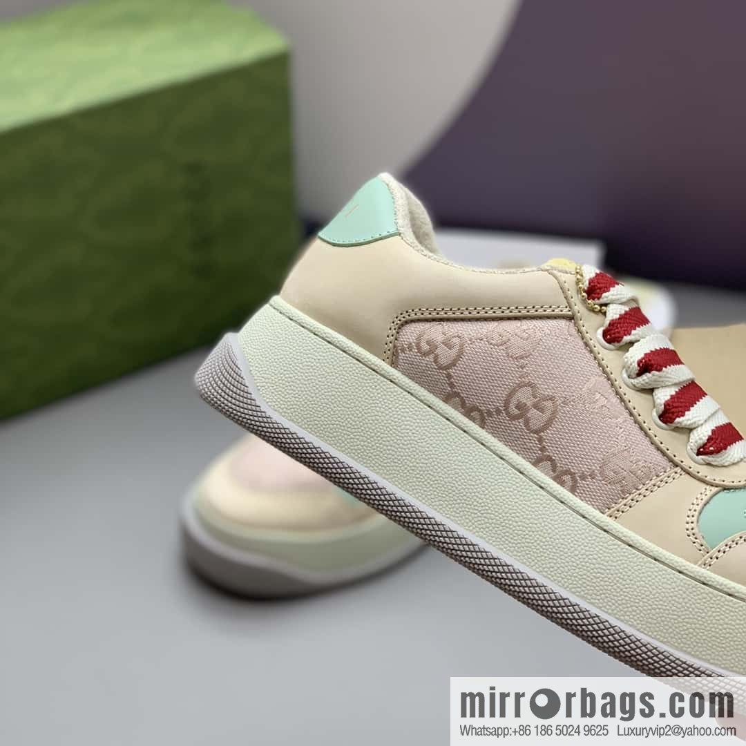 GUCCI women's platform-soled small dirty shoes