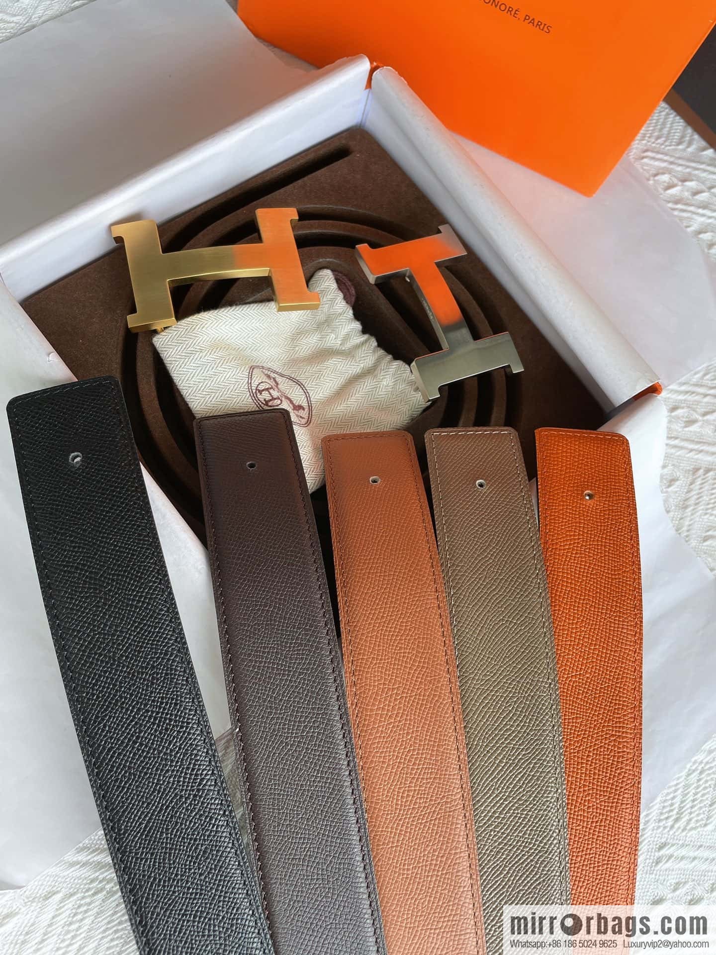 Hermes, classic 38mm men's business belt
