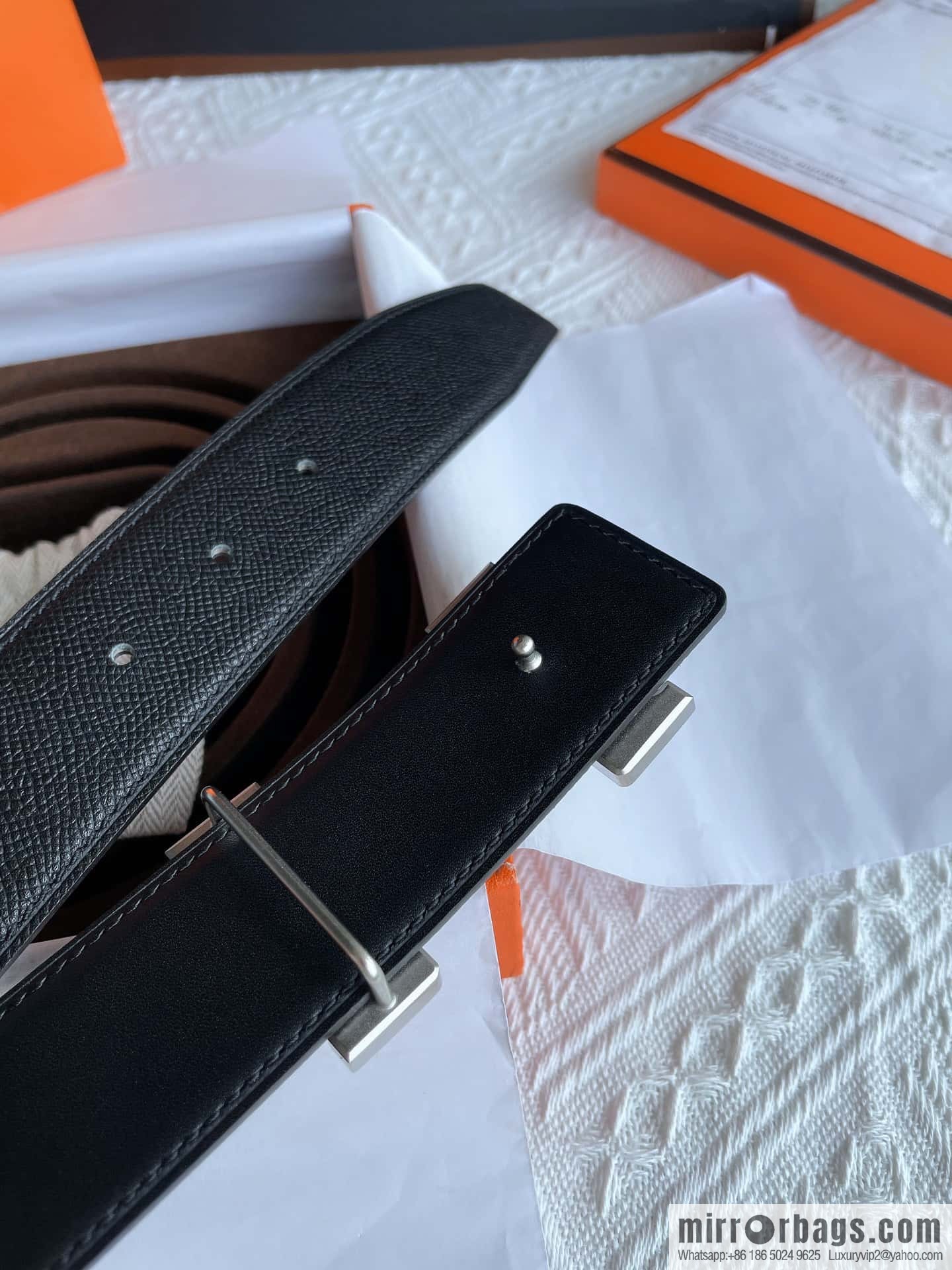 Hermes, classic 38mm men's business belt