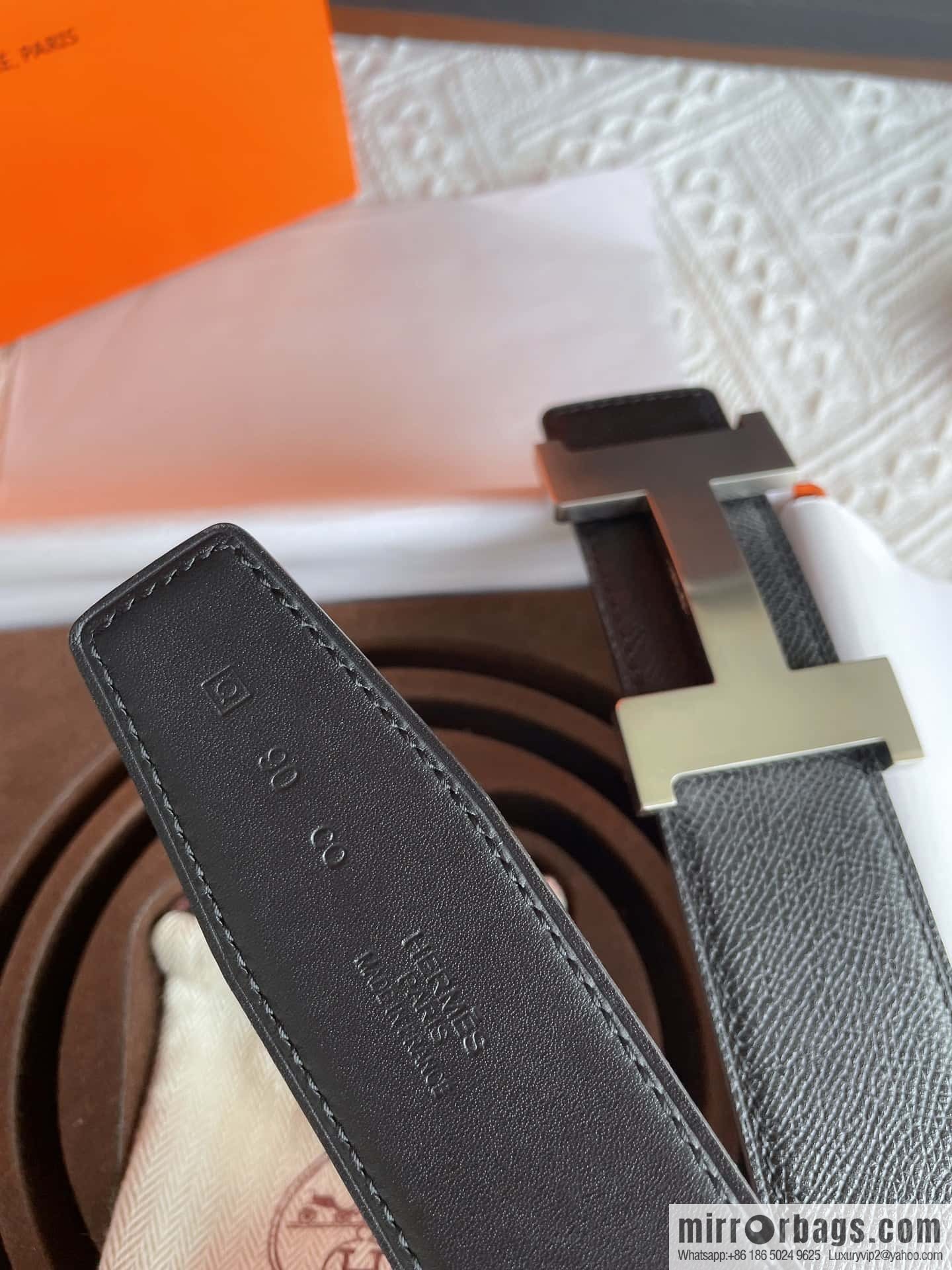 Hermes, classic 38mm men's business belt