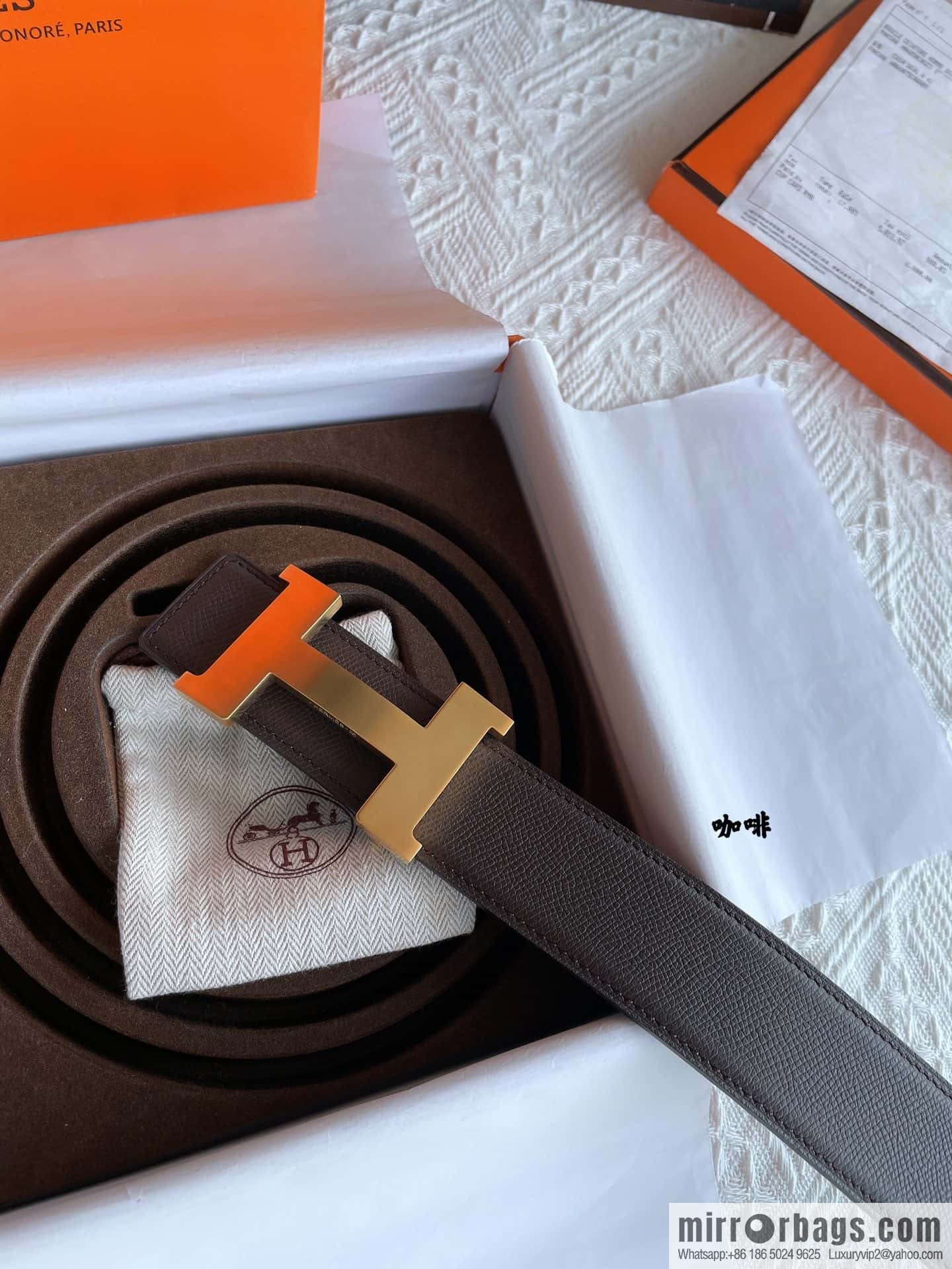Hermes, classic 38mm men's business belt