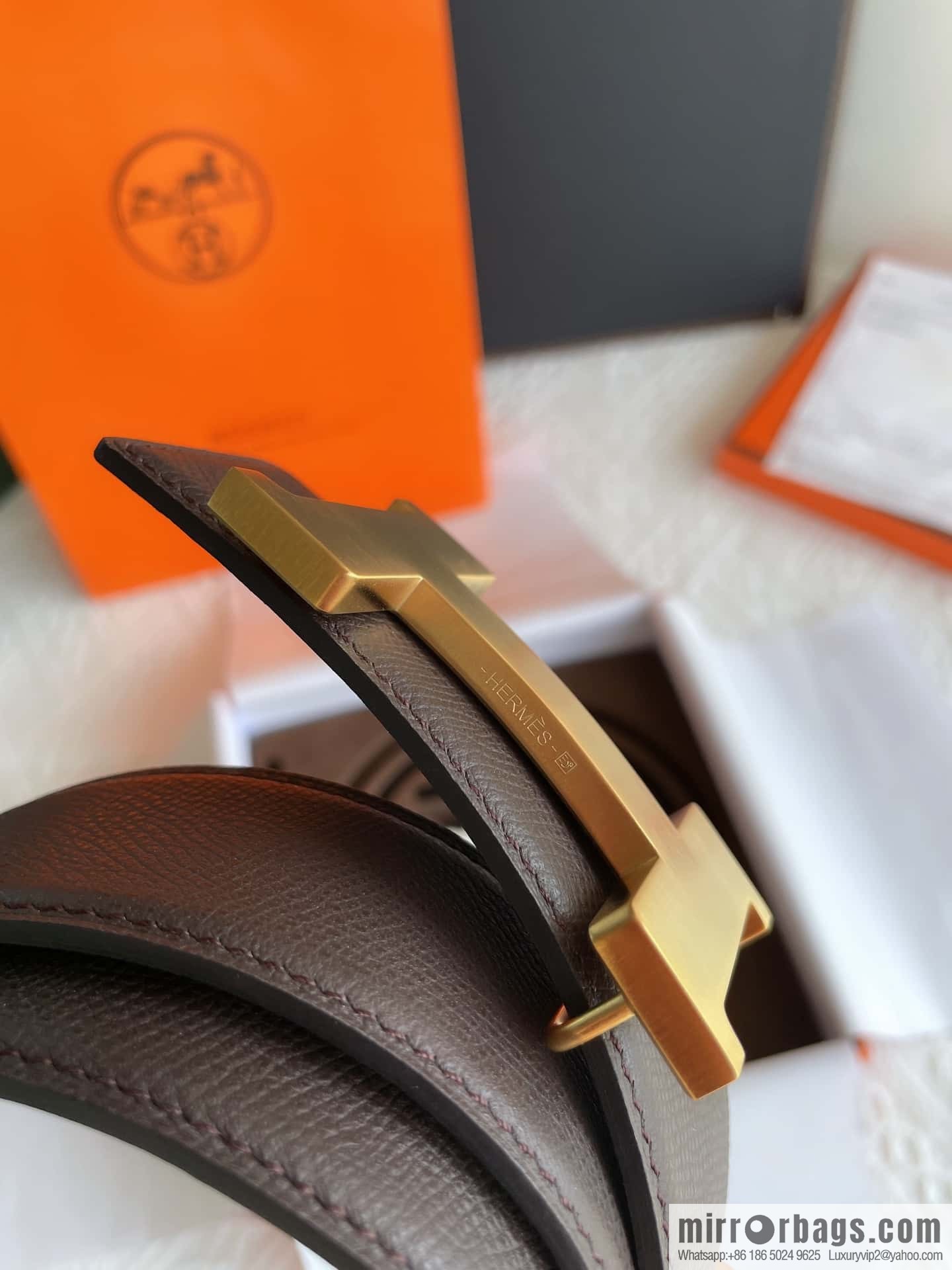 Hermes, classic 38mm men's business belt