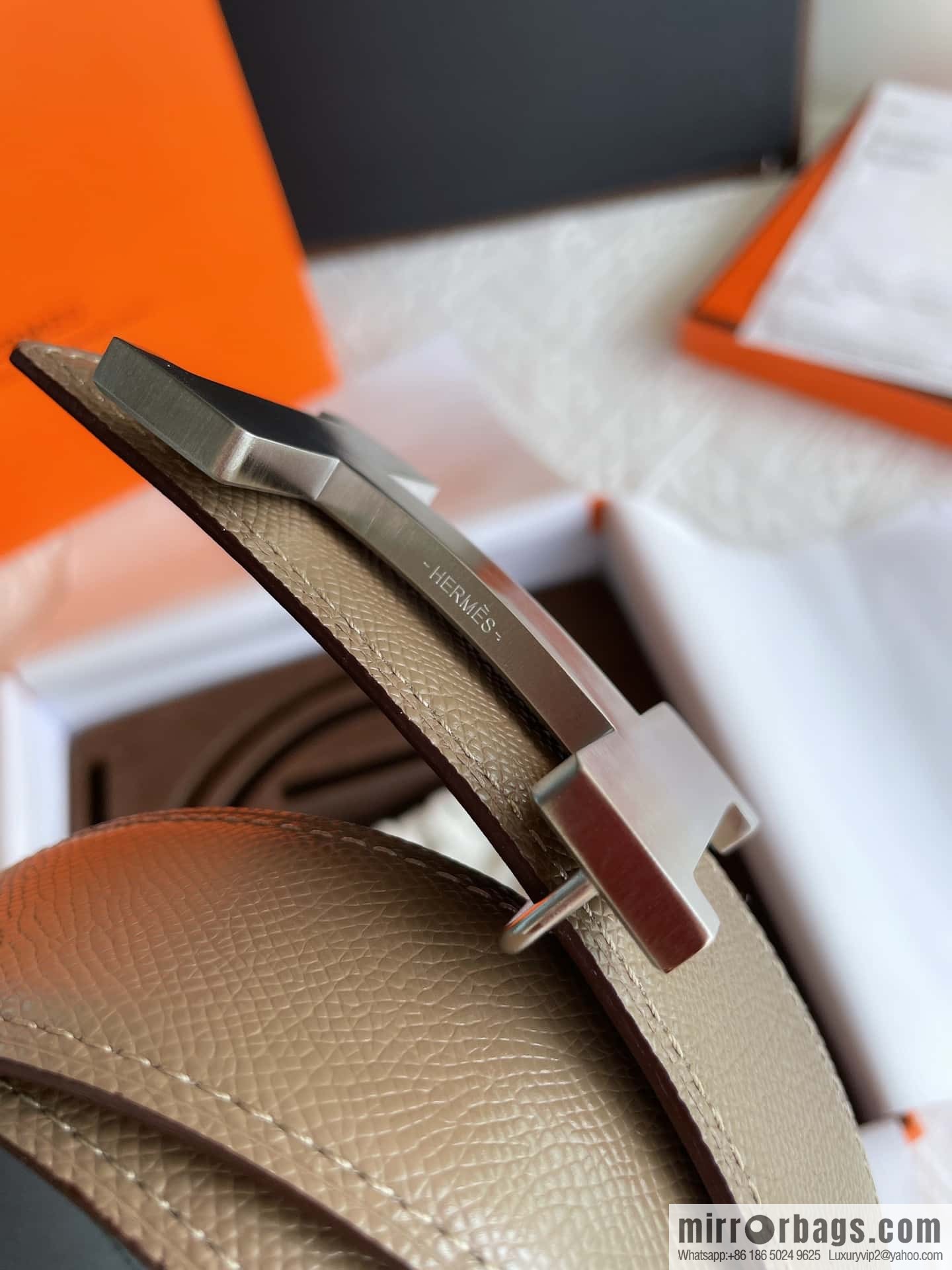 Hermes, classic 38mm men's business belt