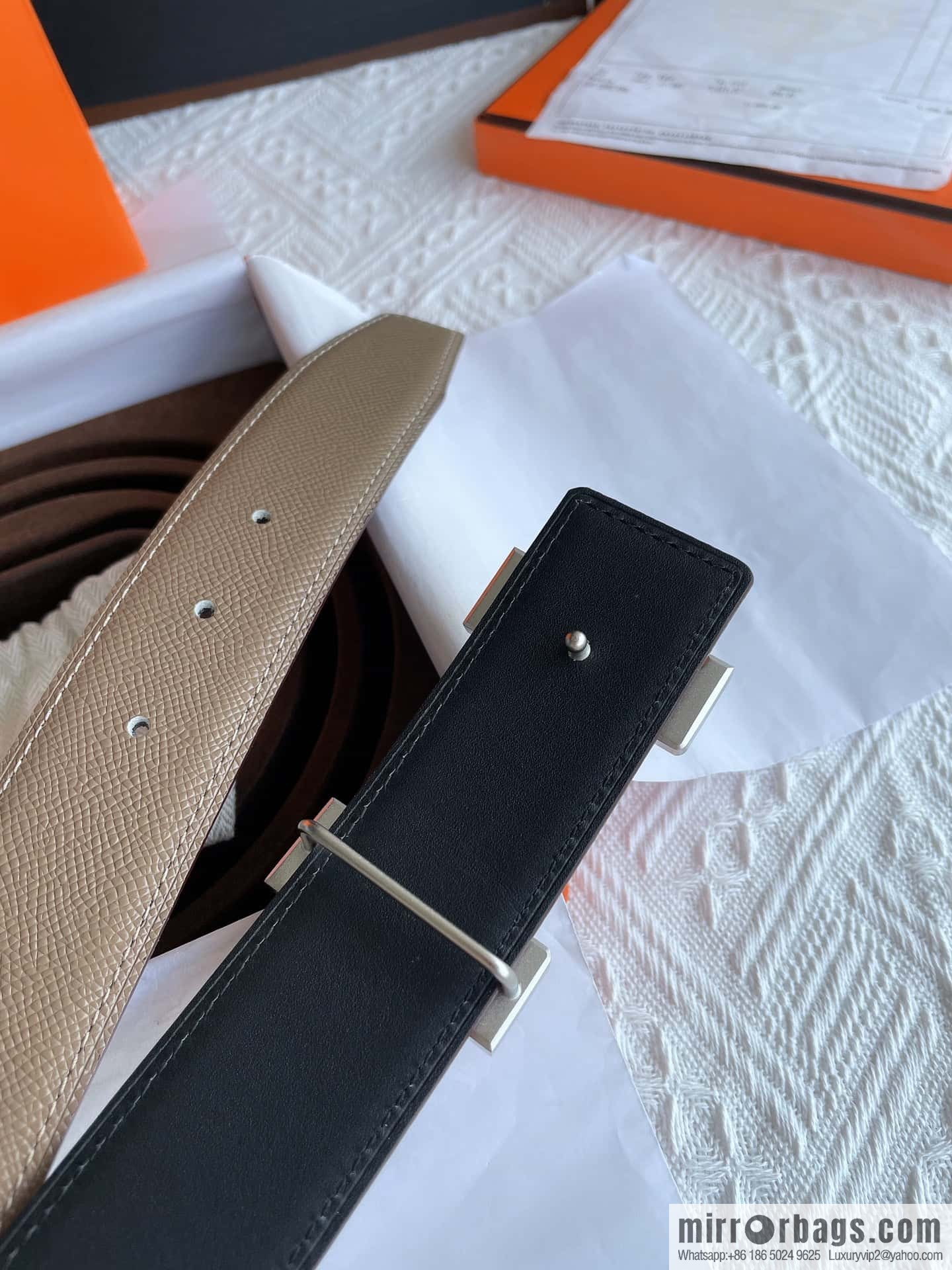 Hermes, classic 38mm men's business belt