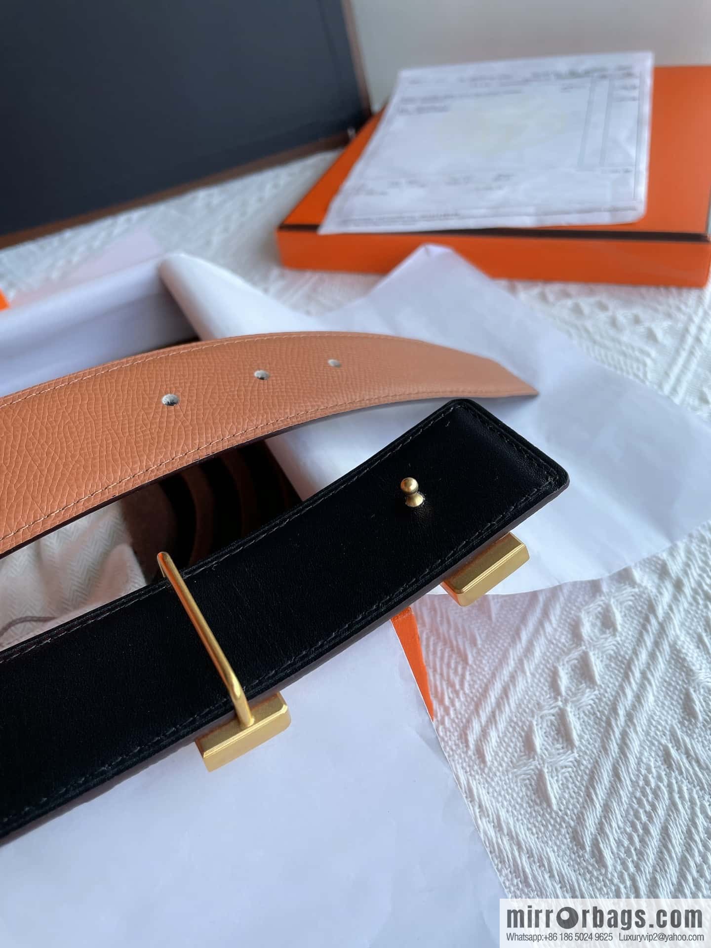 Hermes, classic 38mm men's business belt