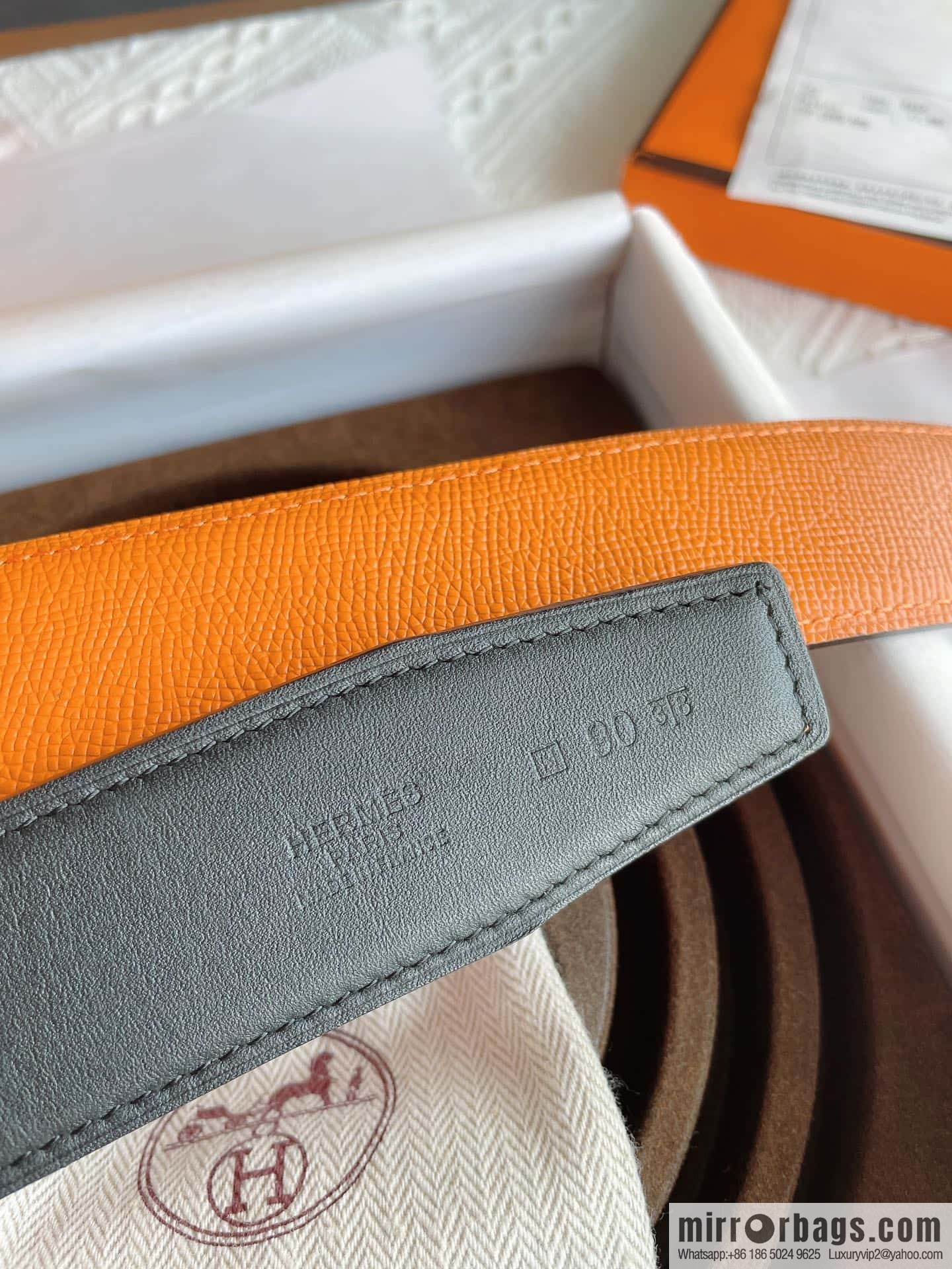 Hermes, classic 38mm men's business belt