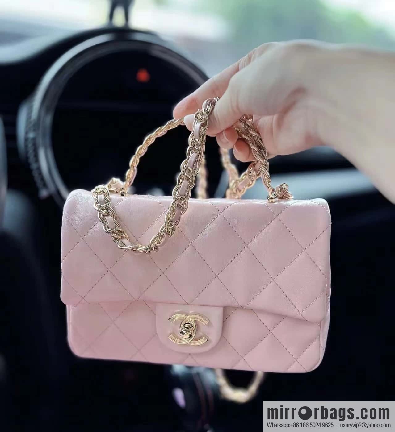 CHANEL 23S spring/summer series CF handle mini AS4023 pink