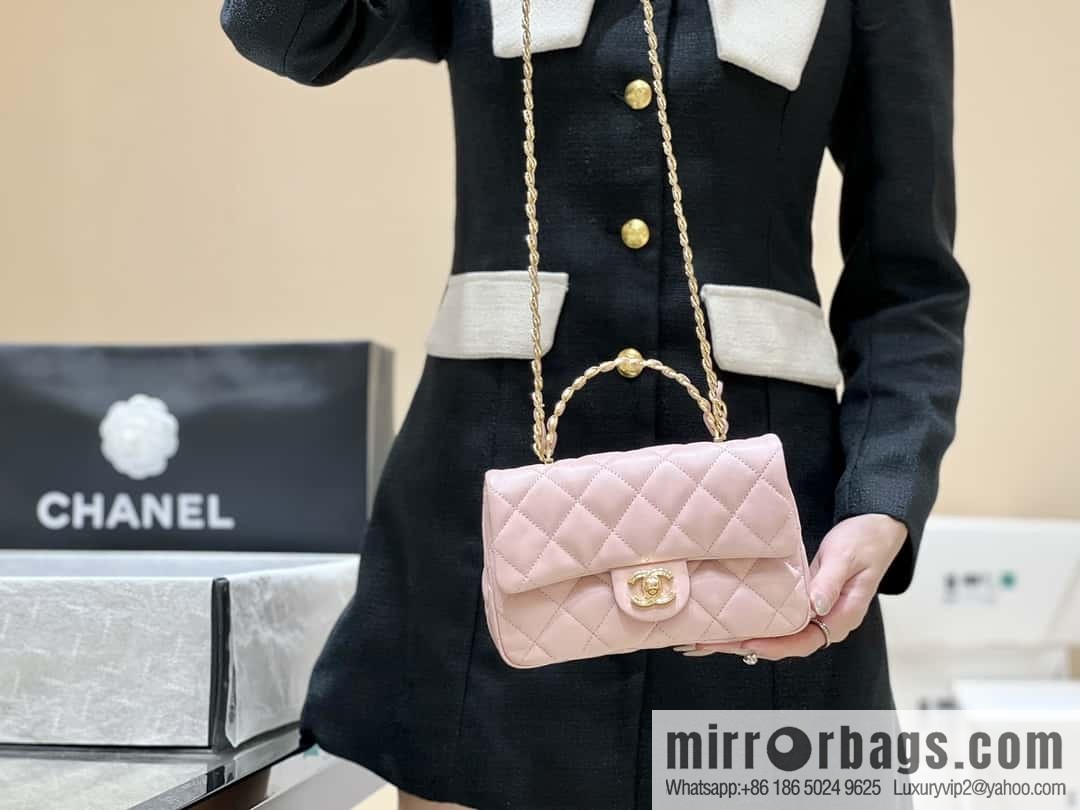 CHANEL 23S spring/summer series CF handle mini AS4023 pink