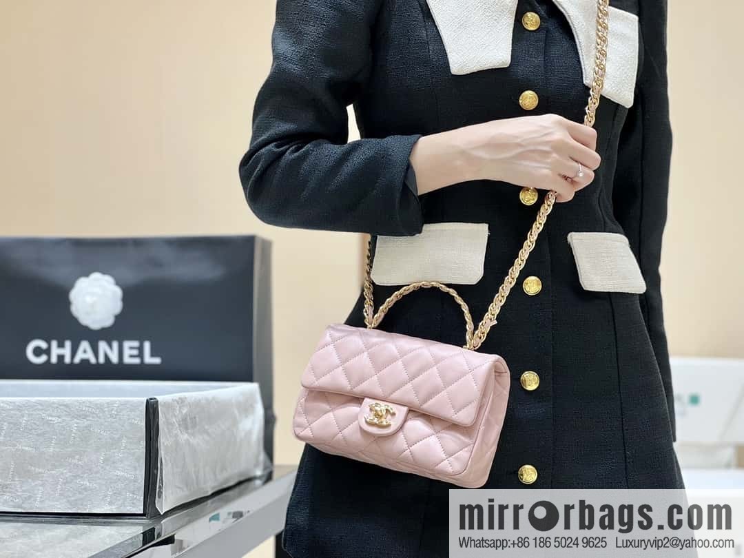 CHANEL 23S spring/summer series CF handle mini AS4023 pink