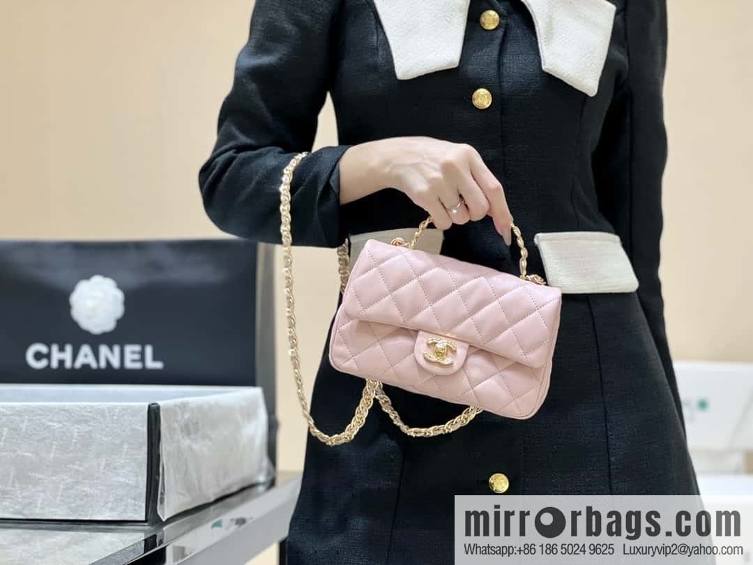 CHANEL 23S spring/summer series CF handle mini AS4023 pink