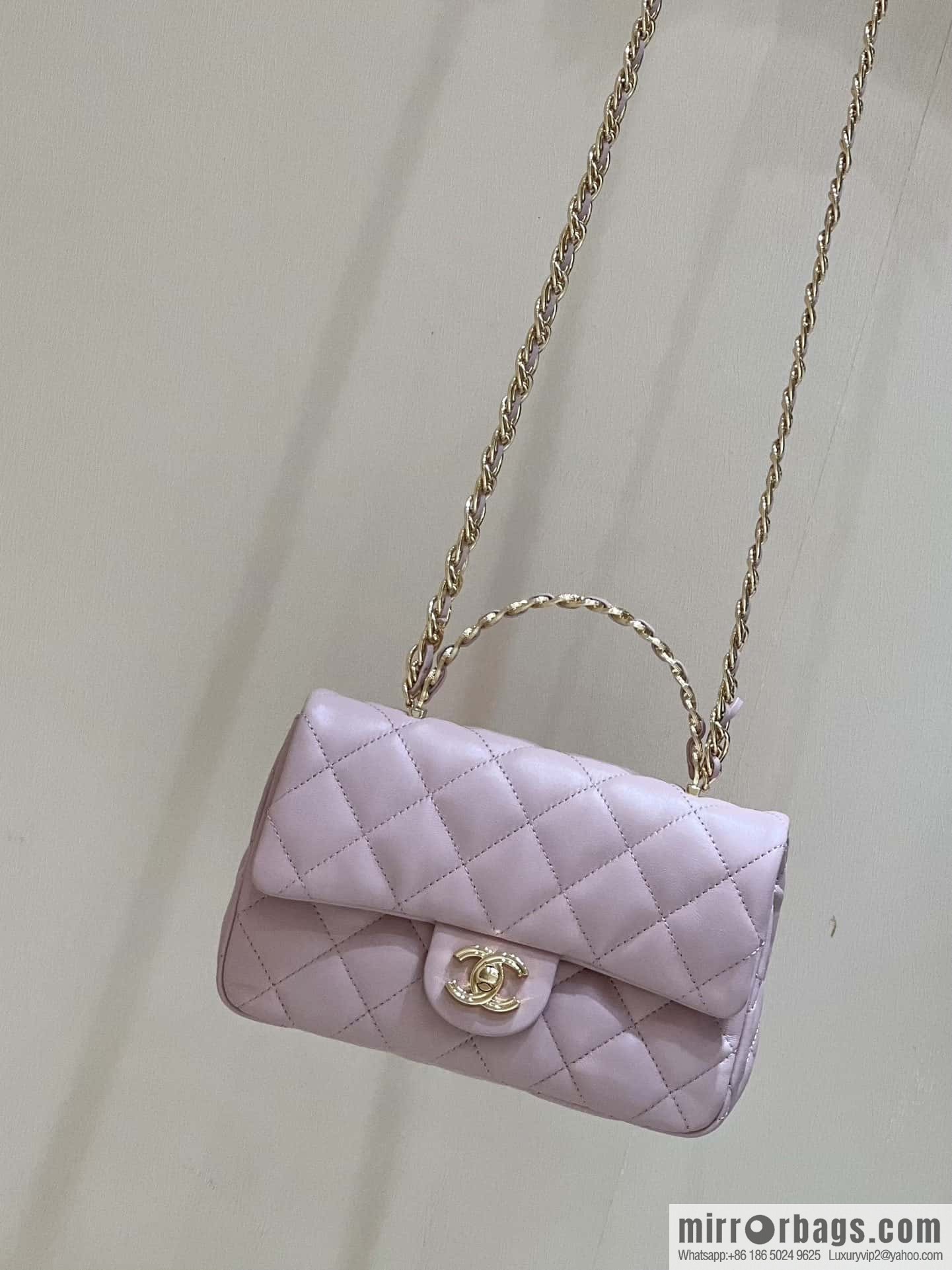 CHANEL 23S spring/summer series CF handle mini AS4023 pink