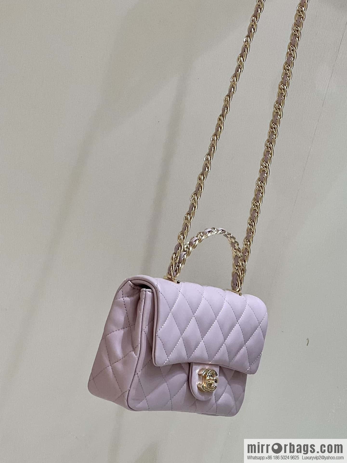 CHANEL 23S spring/summer series CF handle mini AS4023 pink