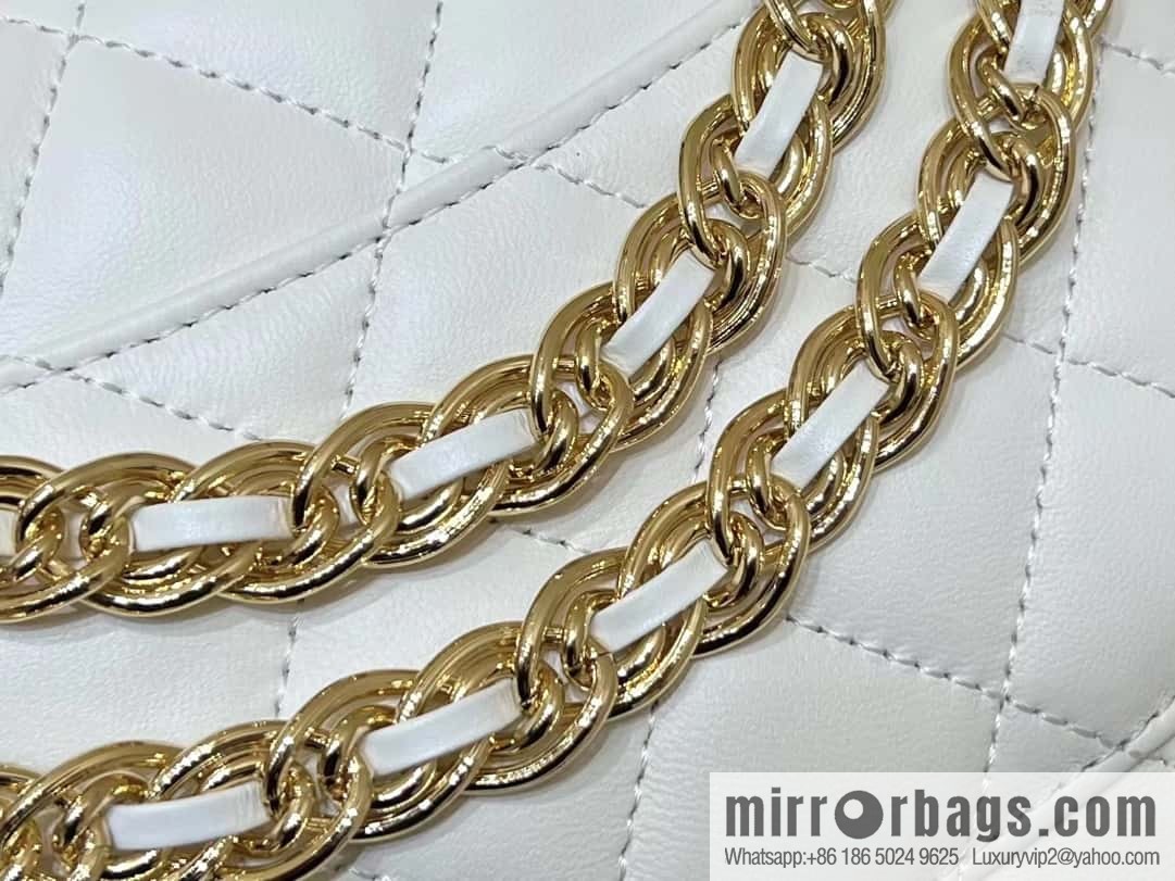 CHANEL 23S spring/summer series CF handle mini AS4023 white