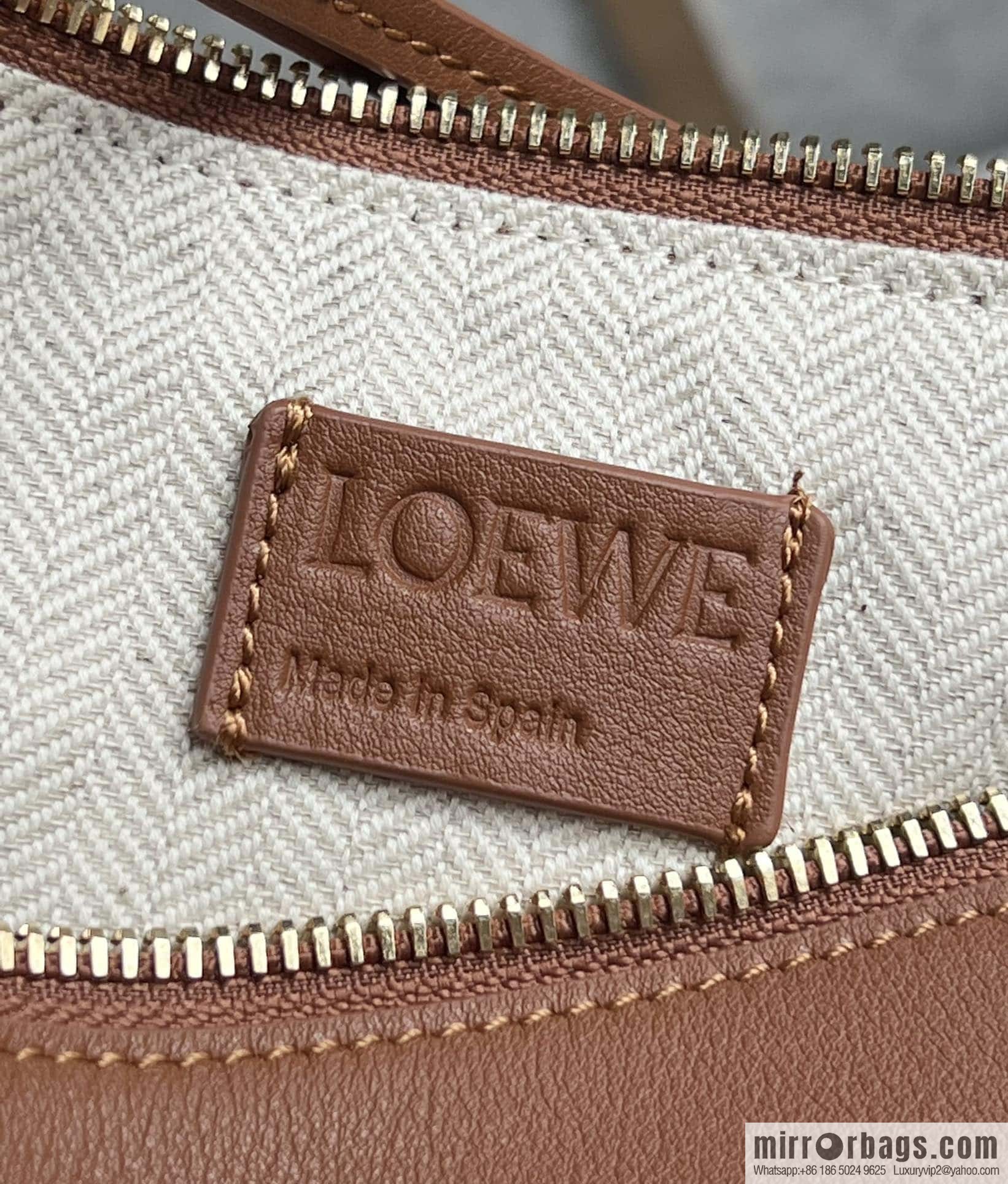 LOEWE new hammock armpit bag 0687 caramel color