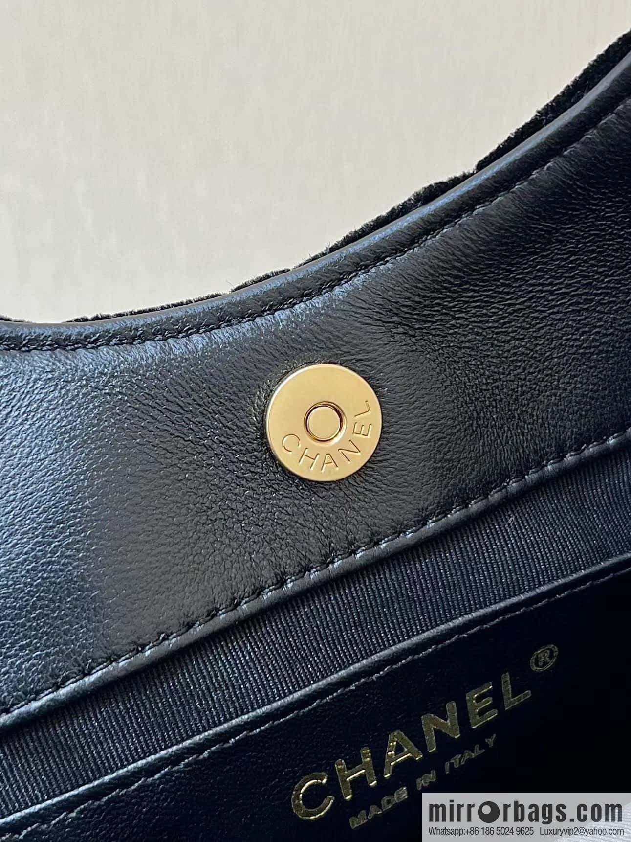 CHANEL 23B Velvet Tmall Genie AS4323 black