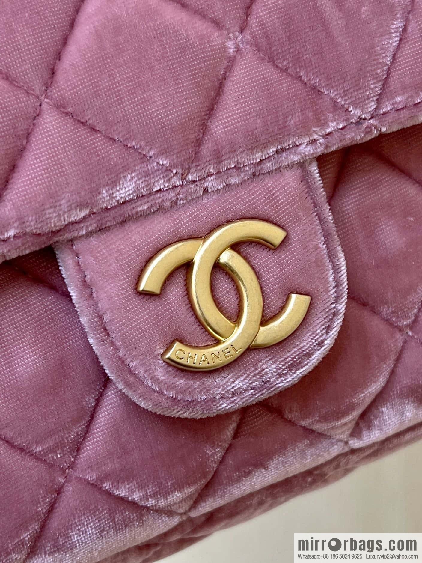 CHANEL 23B Velvet Tmall Genie AS4323 pink