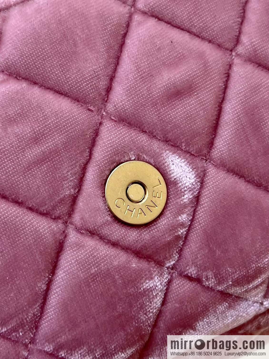 CHANEL 23B Velvet Tmall Genie AS4323 pink