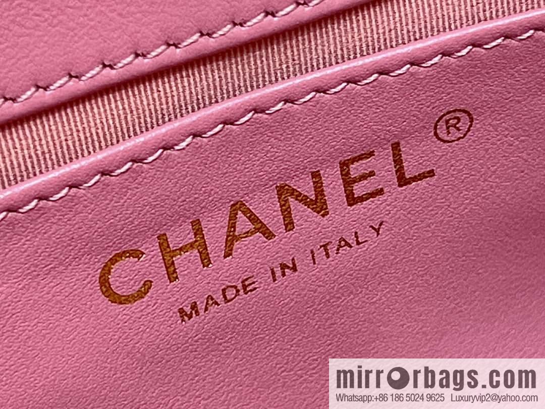 CHANEL 23B Velvet Tmall Genie AS4323 pink