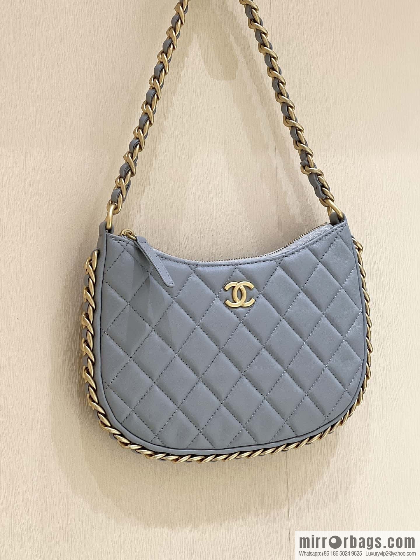 CHANEL 23B autumn and winter trailer series hobo armpit bag AS4378
